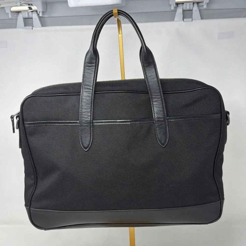 Coach Men’s Hamilton Cordura Leather Briefcase Laptop Business Bag AUTH F31277